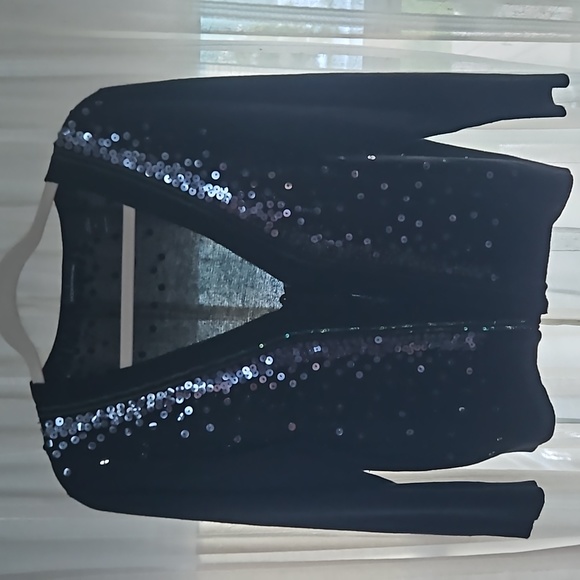 Moda International sequins, silk, and cashmere sweater - Picture 3 of 12